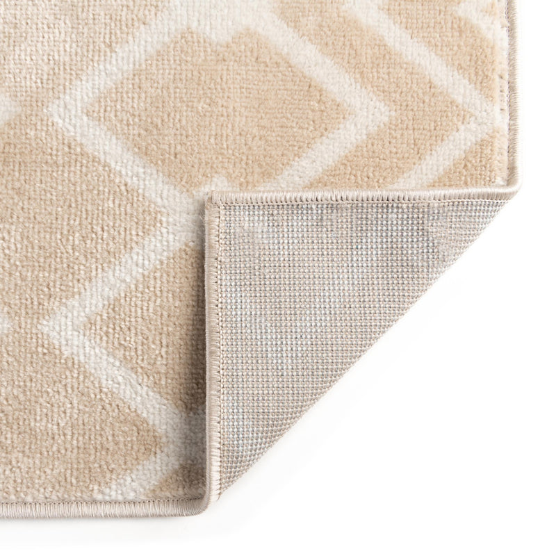 Marrakech Lattice Collection Area Rug - Essaouira (Sand) Rectangle Sand lifestyle 7