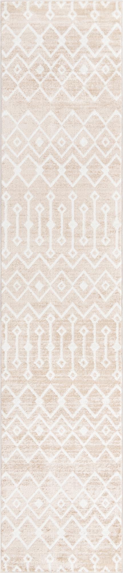Marrakech Lattice Collection Area Rug - Essaouira (Sand) Runner Sand lifestyle 19