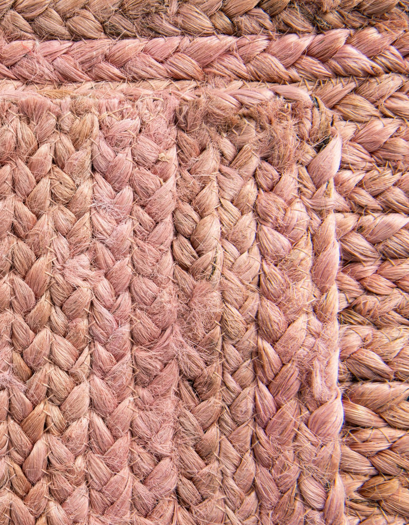 Woven Seaside Jute Collection Area Rug - Savannah (Light Pink) Rectangle Light Pink lifestyle 16