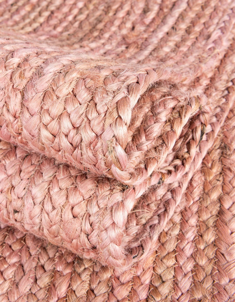 Woven Seaside Jute Collection Area Rug - Savannah (Light Pink) Rectangle Light Pink lifestyle 20