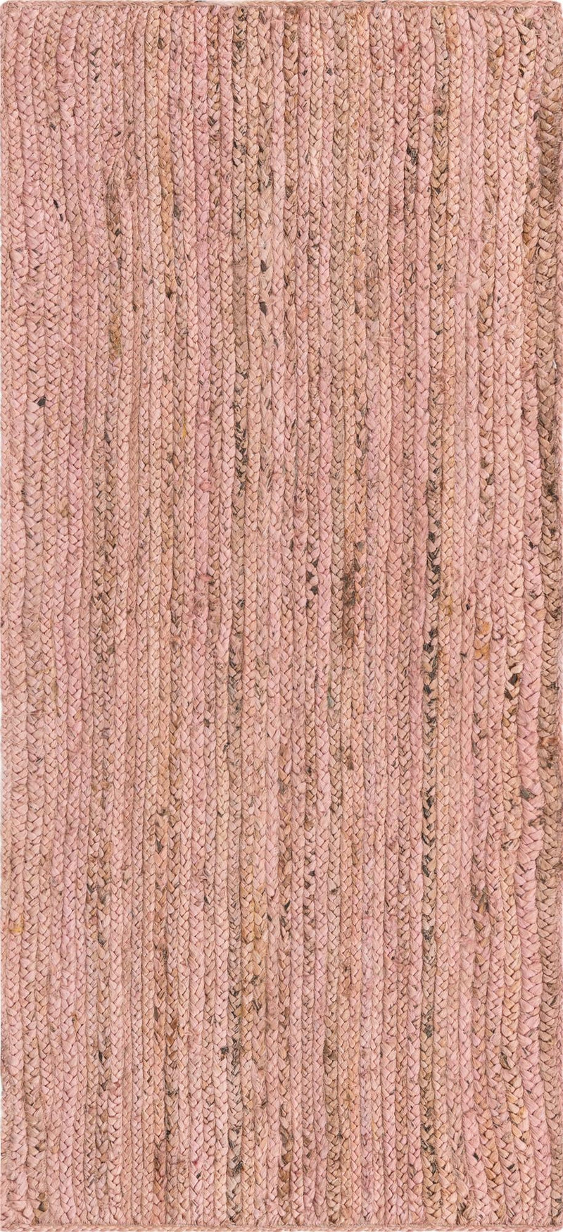 Woven Seaside Jute Collection Area Rug - Savannah (Light Pink) Runner Light Pink lifestyle 25