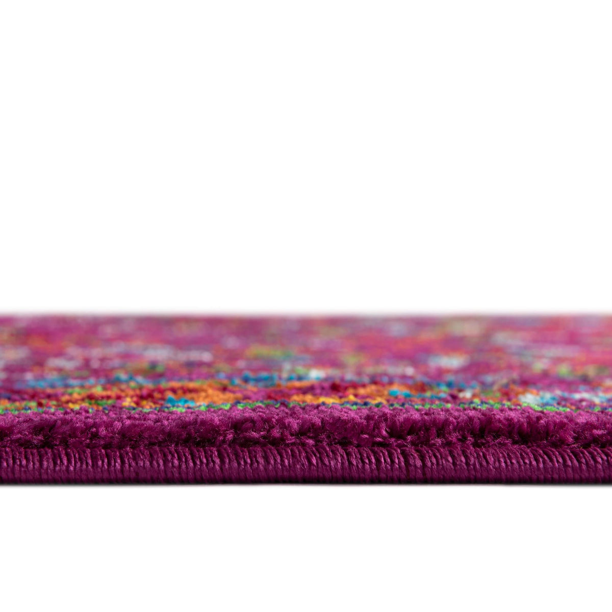 Caribbean Cove Collection Area Rug - Tobago Round Pink lifestyle 70