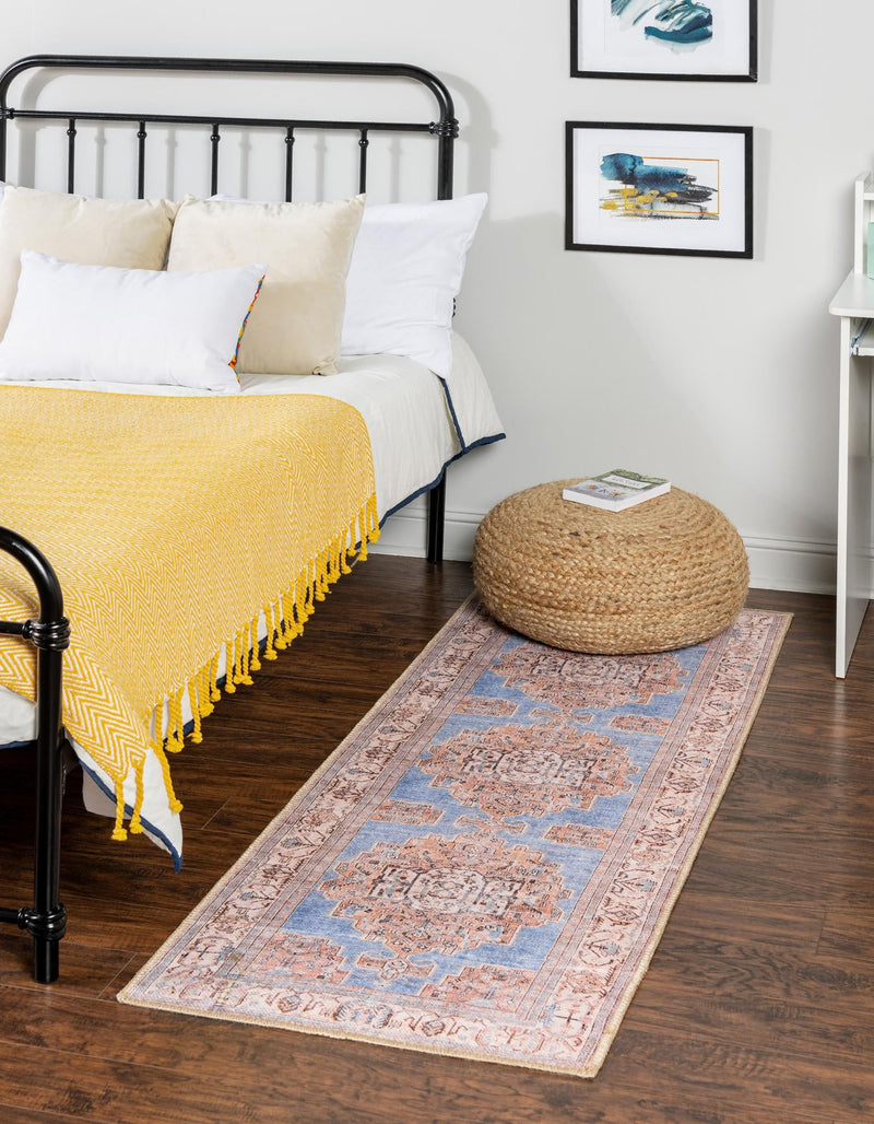 Heritage Elegance Collection Area Rug - Blenheim Runner Blue lifestyle 15