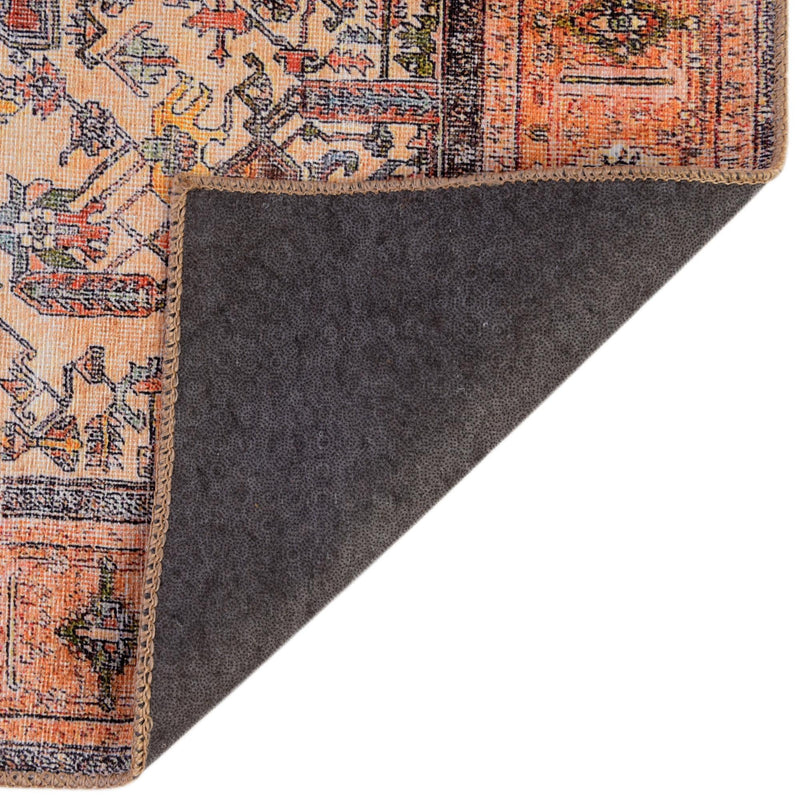 Heritage Elegance Collection Area Rug - Windsor (Rust Red) Rectangle Rust Red lifestyle 9
