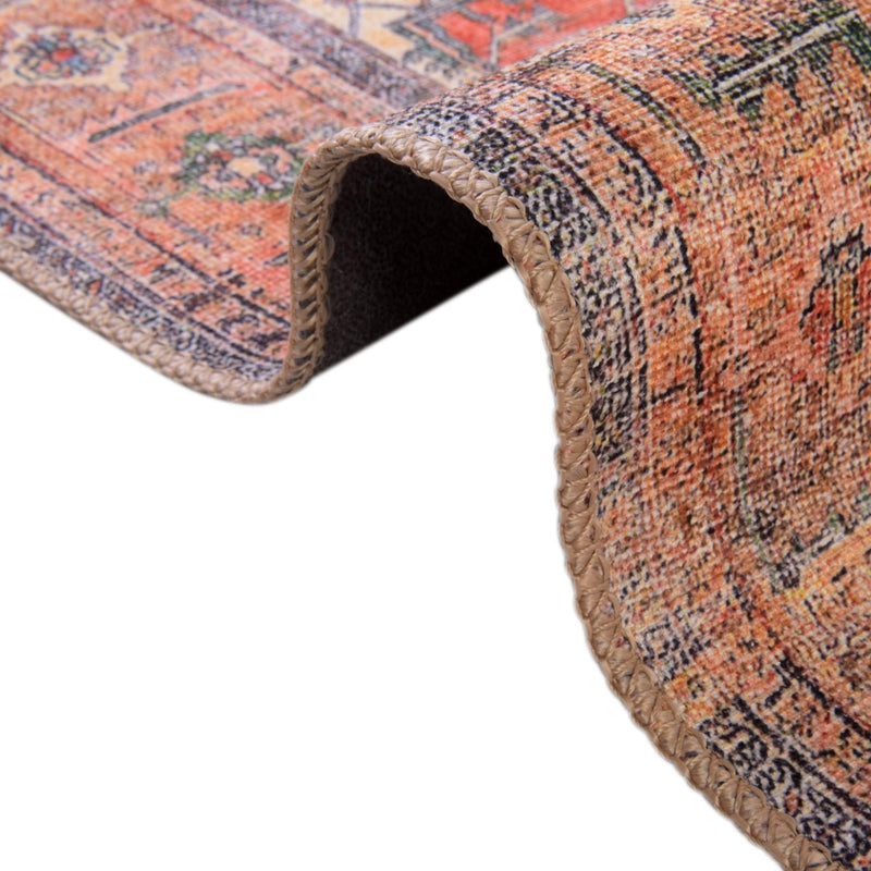 Heritage Elegance Collection Area Rug - Windsor (Rust Red) Rectangle Rust Red lifestyle 10