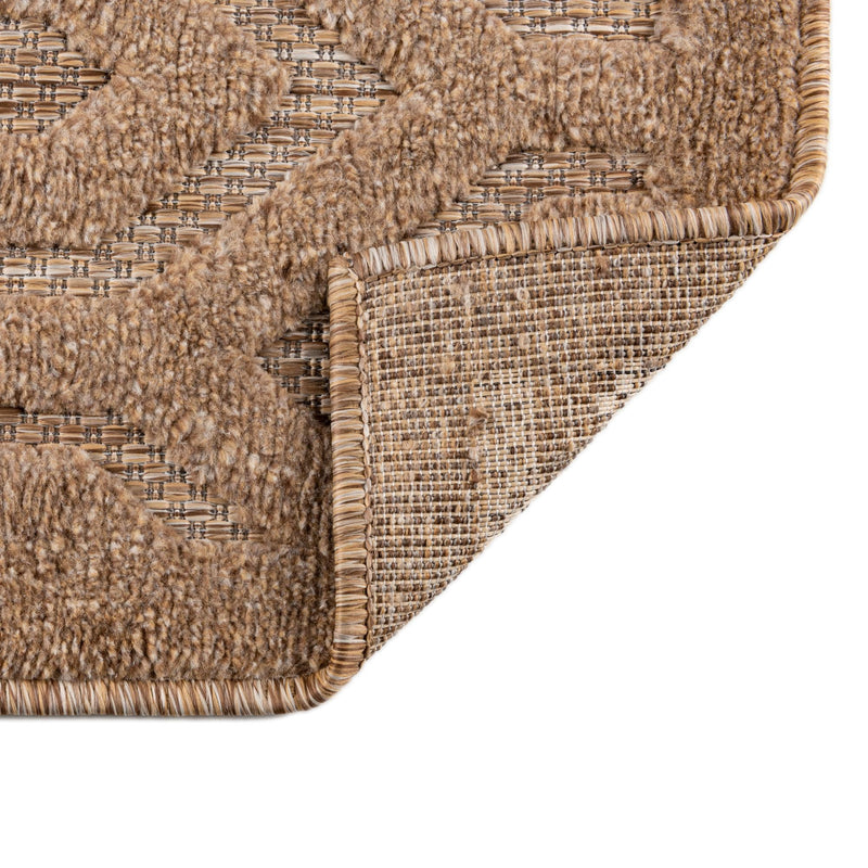 Garden Lattice Charm Collection Area Rug - Arbor (Beige) Rectangle Beige lifestyle 16