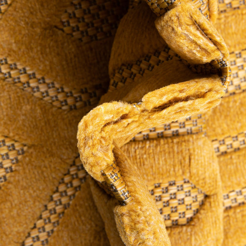 Garden Lattice Charm Collection Area Rug - Arbor (Yellow) Rectangle Yellow lifestyle 15