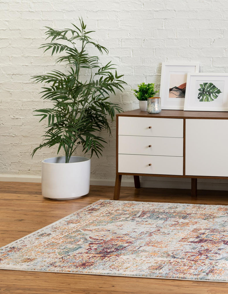 Savannah Soiree Collection Area Rug - Everglade (Ivory) Rectangle Ivory lifestyle 3