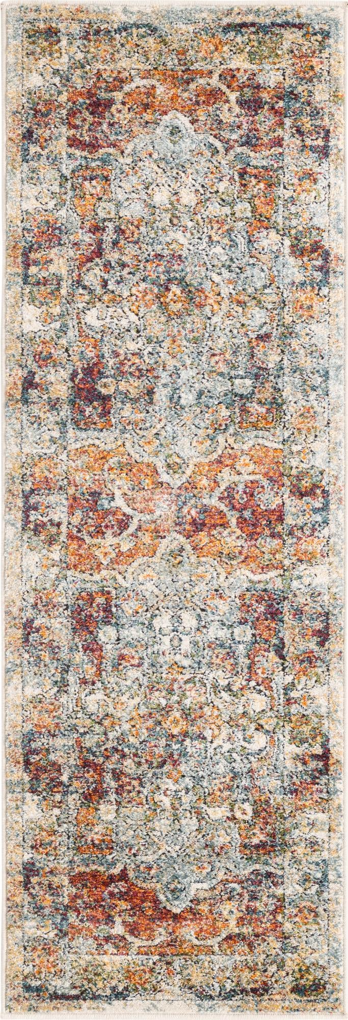 Savannah Soiree Collection Area Rug - Everglade (Ivory) Runner Ivory lifestyle 19
