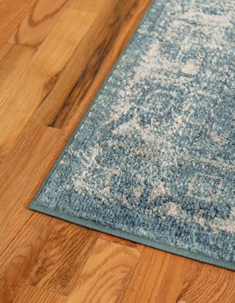 Savannah Soiree Collection Area Rug - Everglade (Blue) Rectangle Blue lifestyle 5