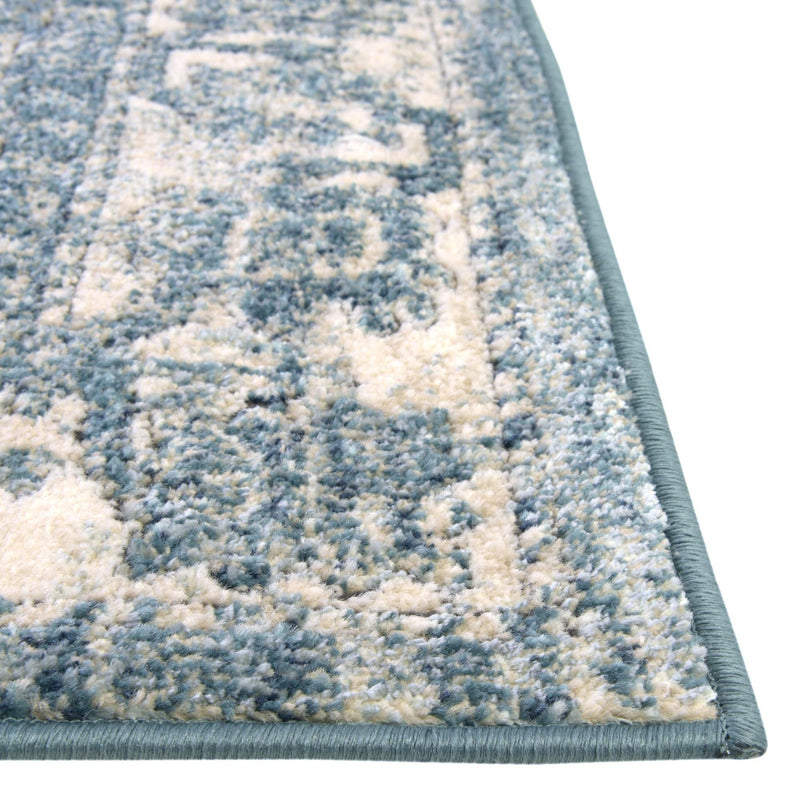 Savannah Soiree Collection Area Rug - Everglade (Blue) Rectangle Blue lifestyle 8