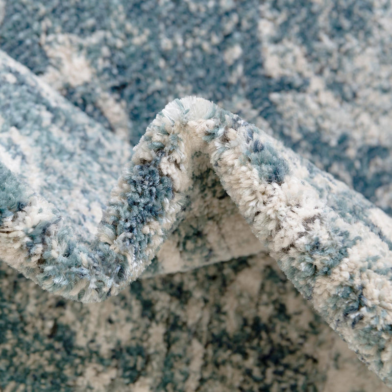 Savannah Soiree Collection Area Rug - Everglade (Blue) Rectangle Blue lifestyle 9