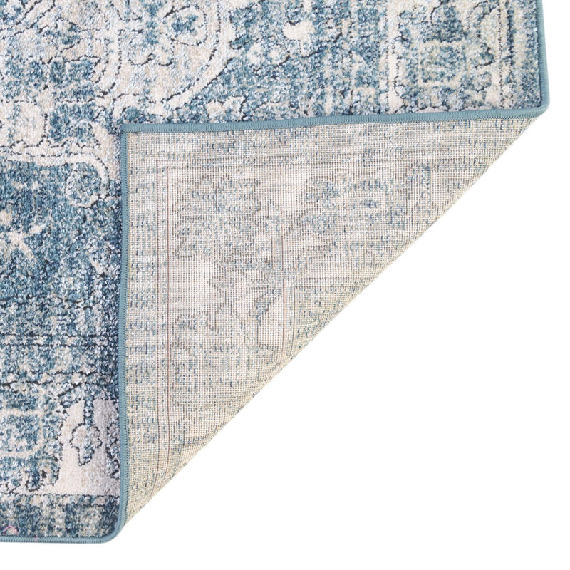 Savannah Soiree Collection Area Rug - Everglade (Blue) Rectangle Blue lifestyle 10