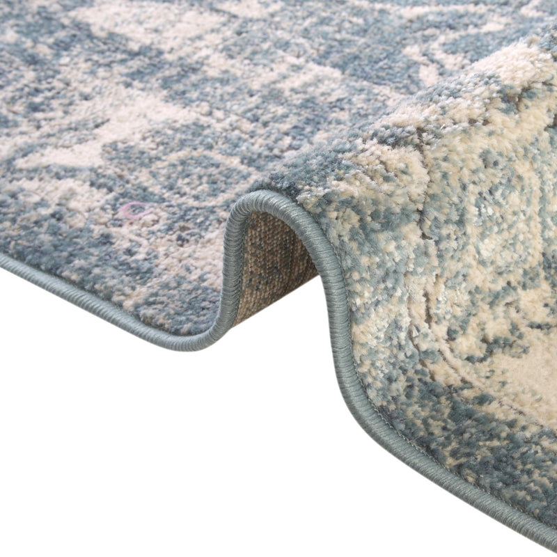 Savannah Soiree Collection Area Rug - Everglade (Blue) Rectangle Blue lifestyle 11