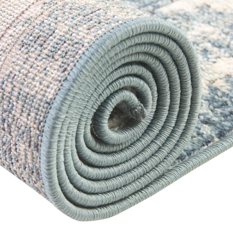 Savannah Soiree Collection Area Rug - Everglade (Blue) Rectangle Blue lifestyle 13