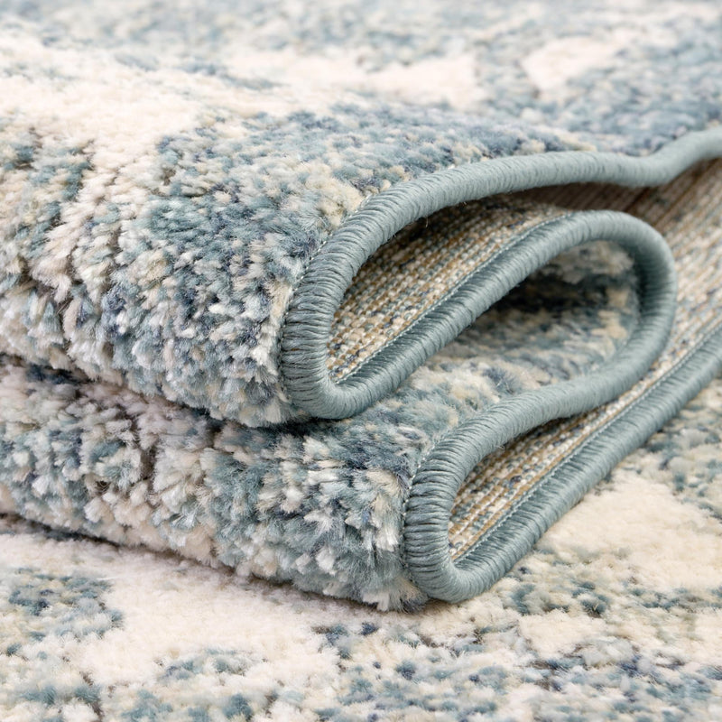 Savannah Soiree Collection Area Rug - Everglade (Blue) Rectangle Blue lifestyle 14