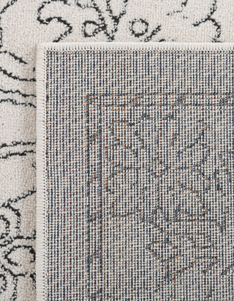 Savannah Soiree Collection Area Rug - Everglade (White) Rectangle White lifestyle 9