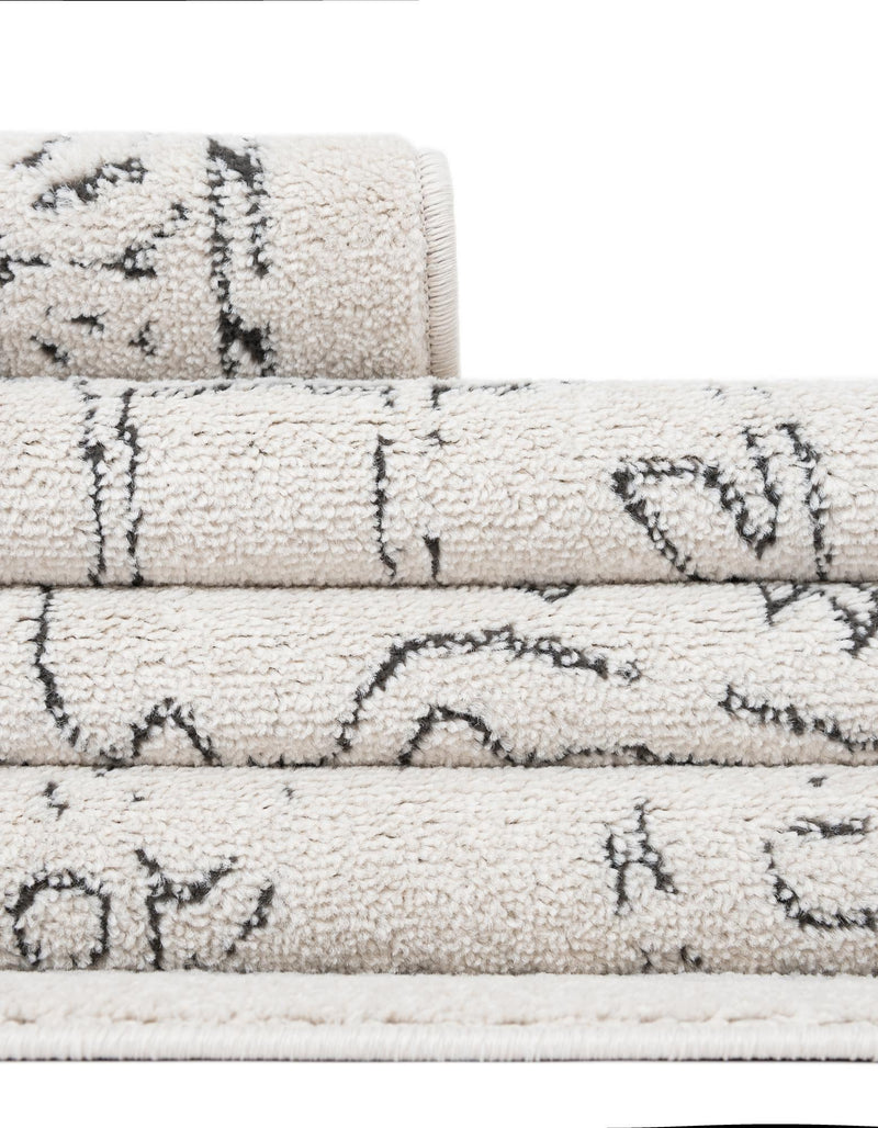 Savannah Soiree Collection Area Rug - Everglade (White) Rectangle White lifestyle 14