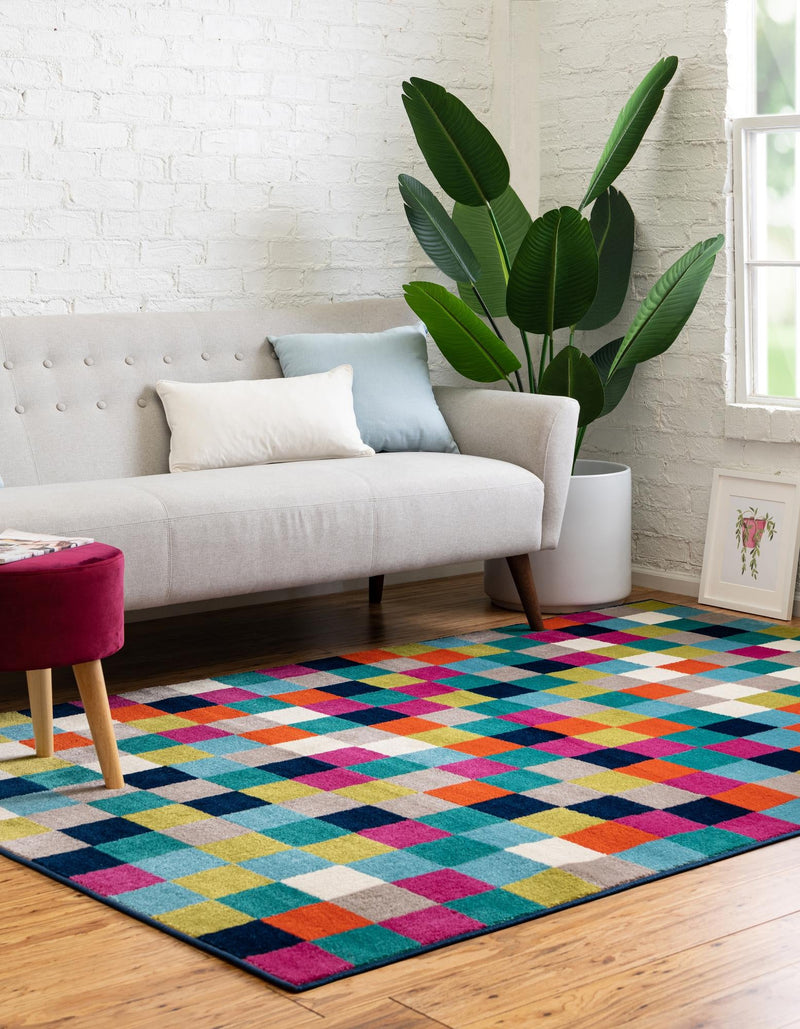 Oceanview Gardens Collection Area Rug - Harbor Rectangle Multi lifestyle 5