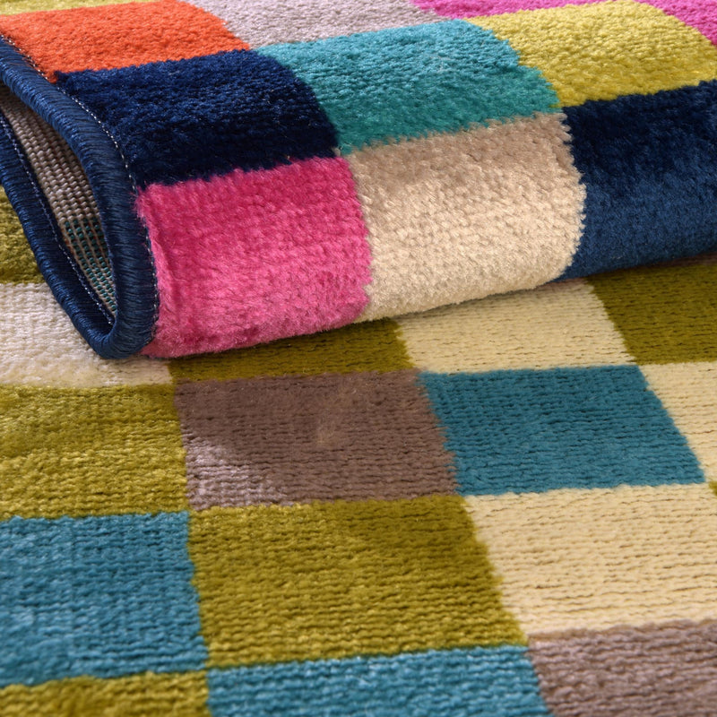 Oceanview Gardens Collection Area Rug - Harbor Round Multi lifestyle 33