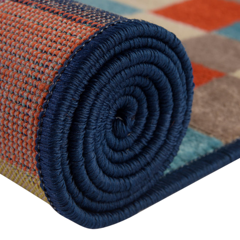 Oceanview Gardens Collection Area Rug - Harbor Round Multi lifestyle 53