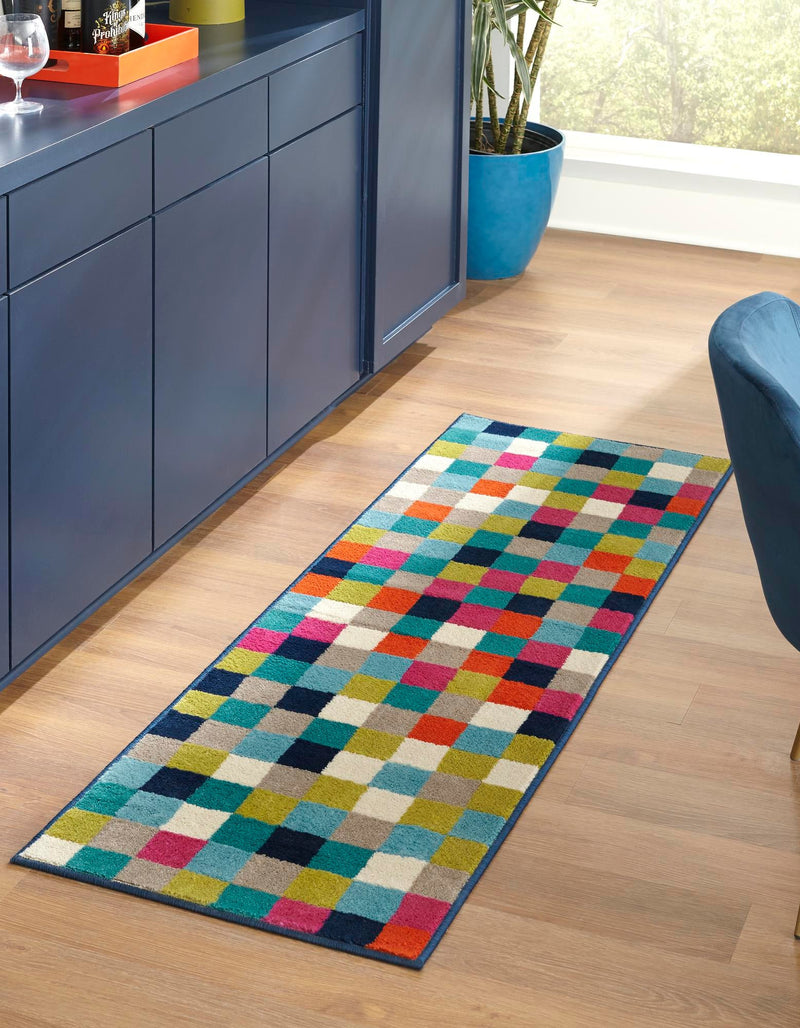 Oceanview Gardens Collection Area Rug - Harbor Runner Multi lifestyle 22