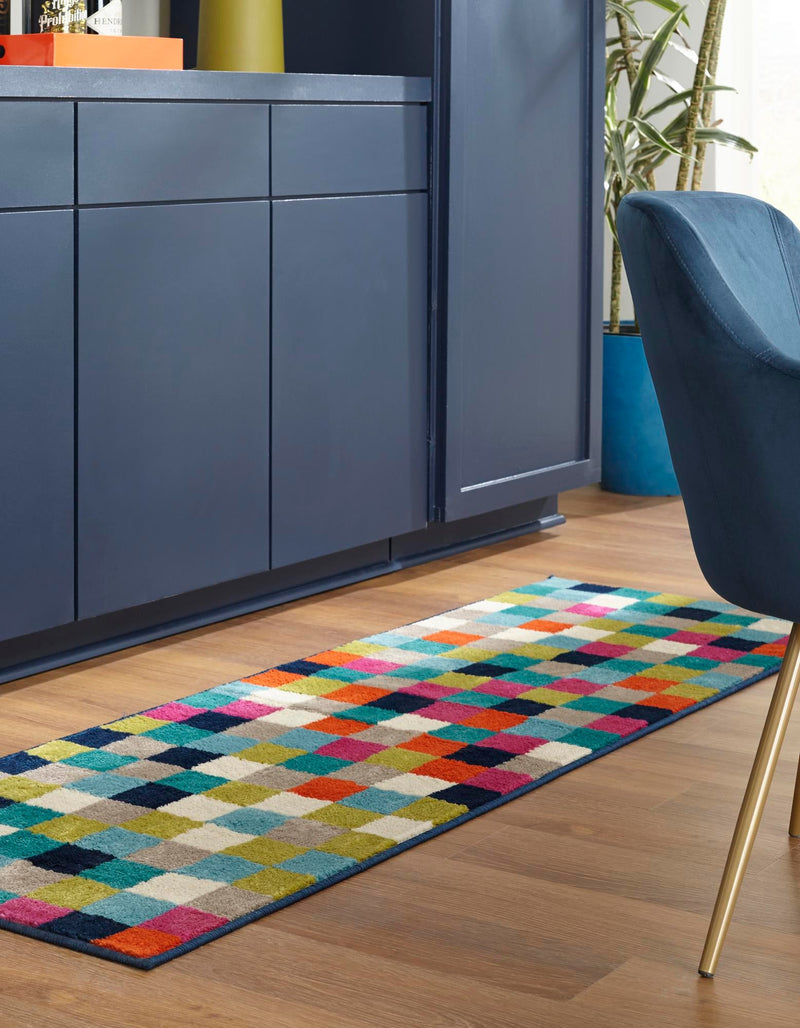 Oceanview Gardens Collection Area Rug - Harbor Runner Multi lifestyle 29