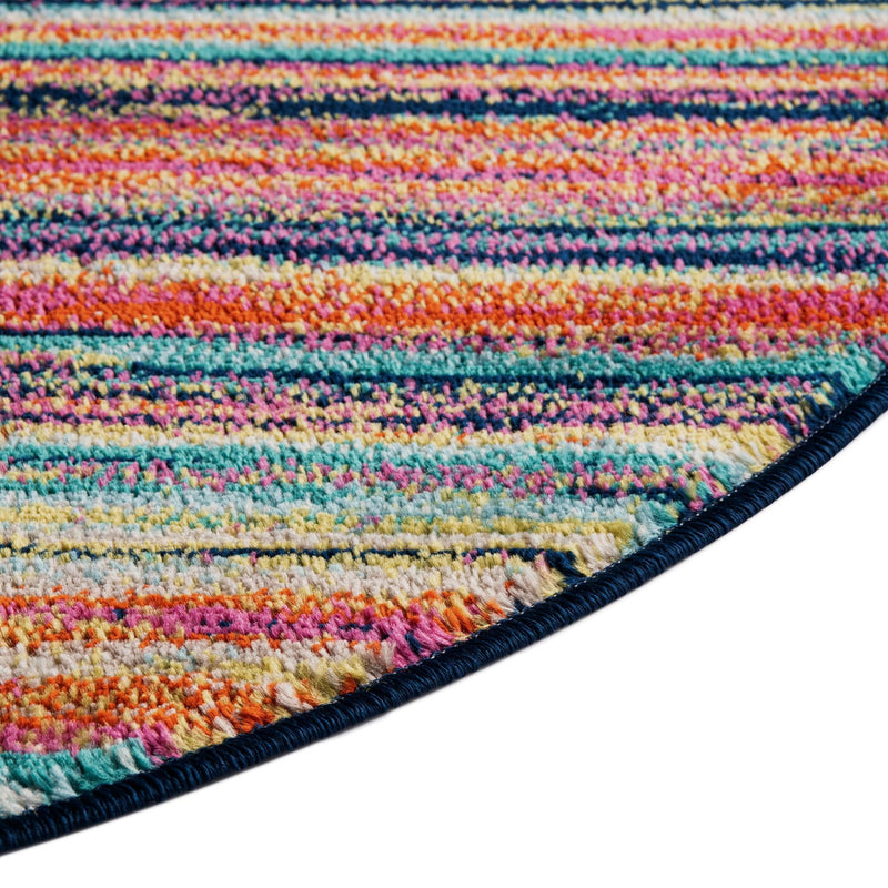 Oceanview Gardens Collection Area Rug - Reef Oval Multi lifestyle 38