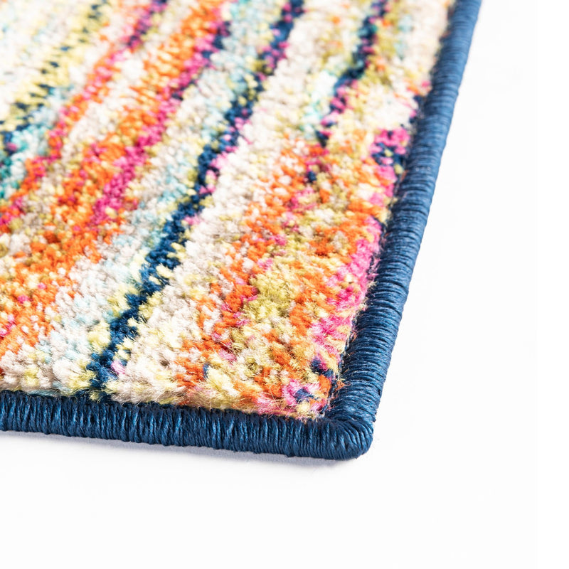 Oceanview Gardens Collection Area Rug - Reef Octagon Multi lifestyle 39