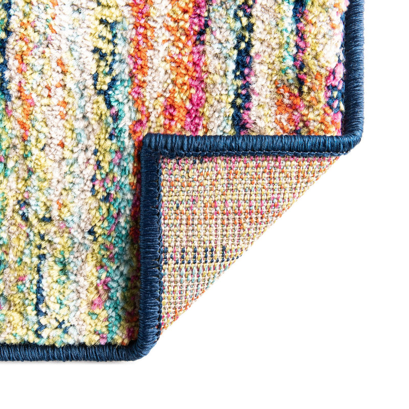 Oceanview Gardens Collection Area Rug - Reef Octagon Multi lifestyle 49
