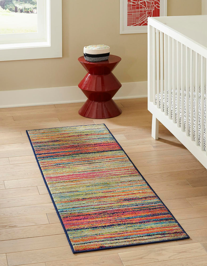 Oceanview Gardens Collection Area Rug - Reef Runner Multi lifestyle 20