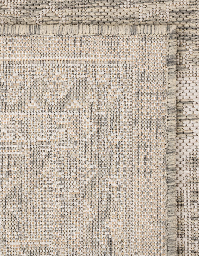 Tribal Terrace Treasures Collection Area Rug - Incan Isle (Light Gray) Square Light Gray lifestyle 7