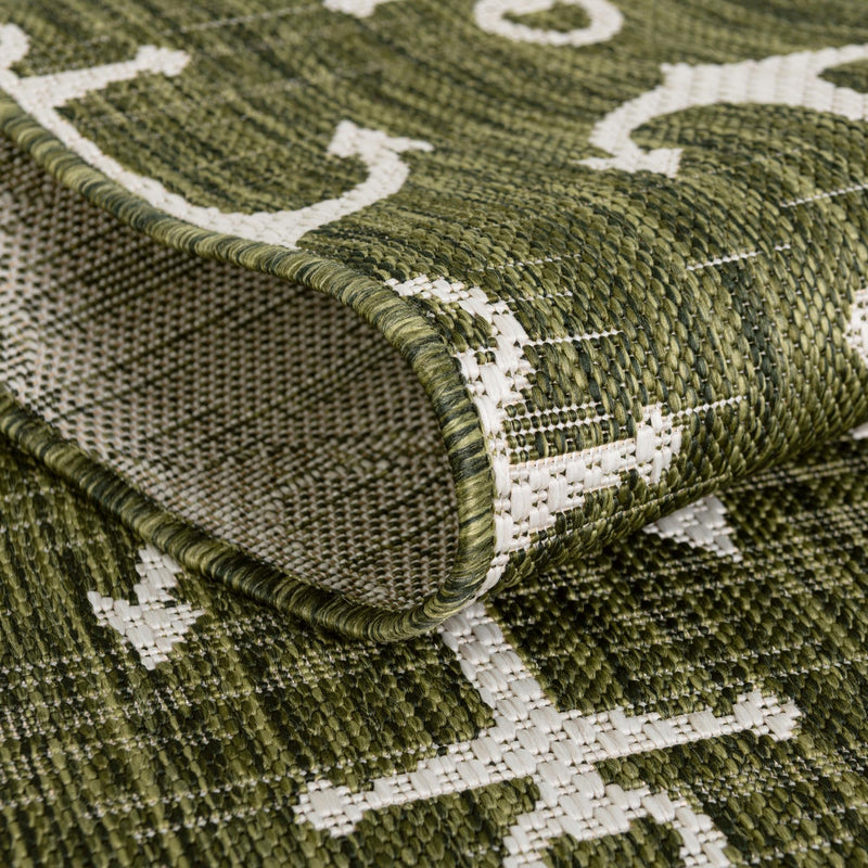 Seaside Haven Rugs Collection Area Rug - Sapphire (Green) Octagon Green lifestyle 4