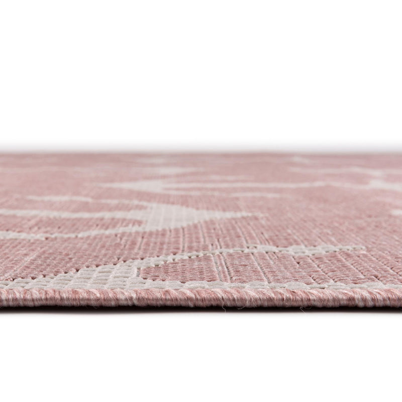 Seaside Haven Rugs Collection Area Rug - Sapphire (Pink) Rectangle Pink lifestyle 5