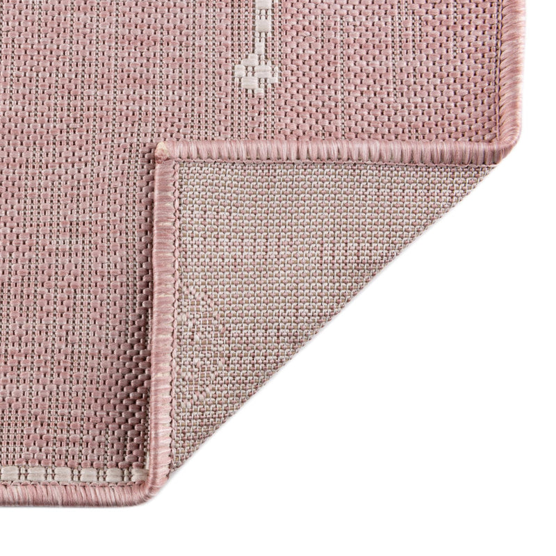 Seaside Haven Rugs Collection Area Rug - Sapphire (Pink) Rectangle Pink lifestyle 9