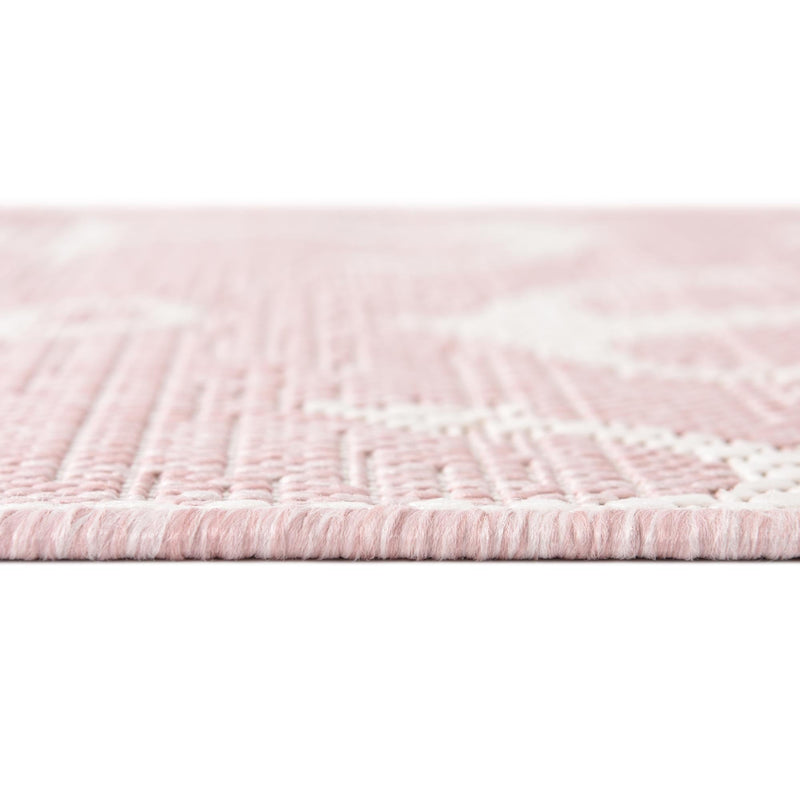 Seaside Haven Rugs Collection Area Rug - Sapphire (Pink) Square Pink lifestyle 3
