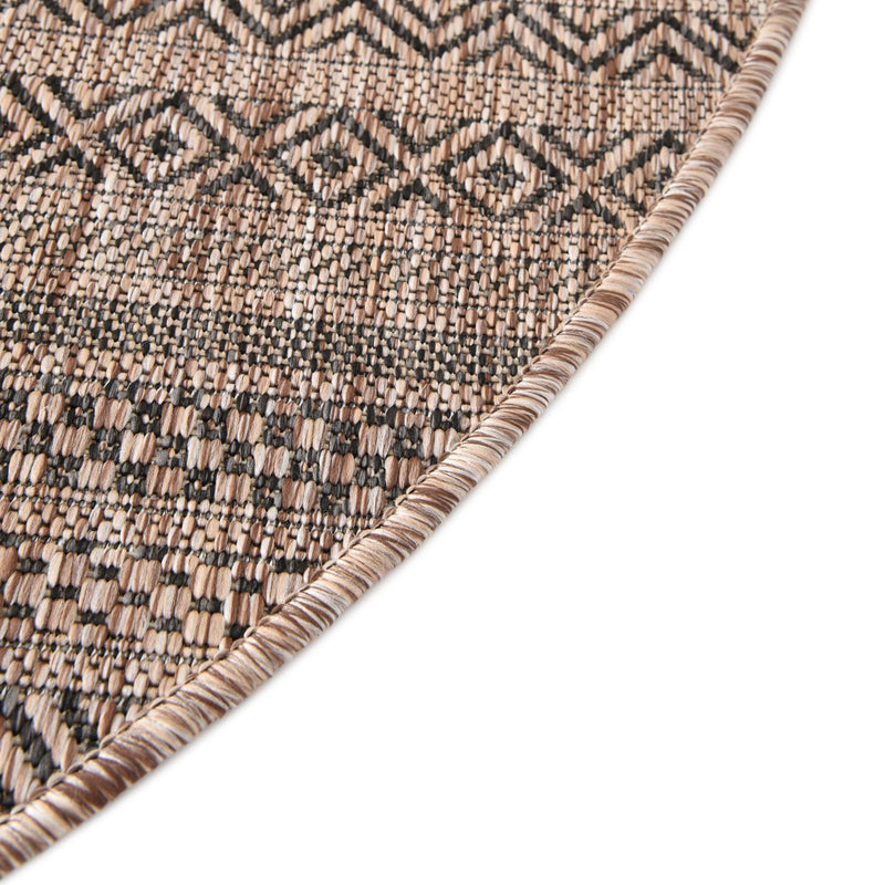 Patio Stripe Harmony Collection Area Rug - Boardwalk (Natural) Oval Natural lifestyle 5