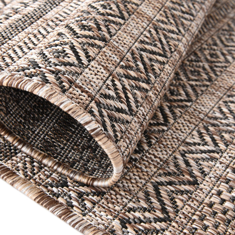 Patio Stripe Harmony Collection Area Rug - Boardwalk (Natural) Runner Natural lifestyle 6