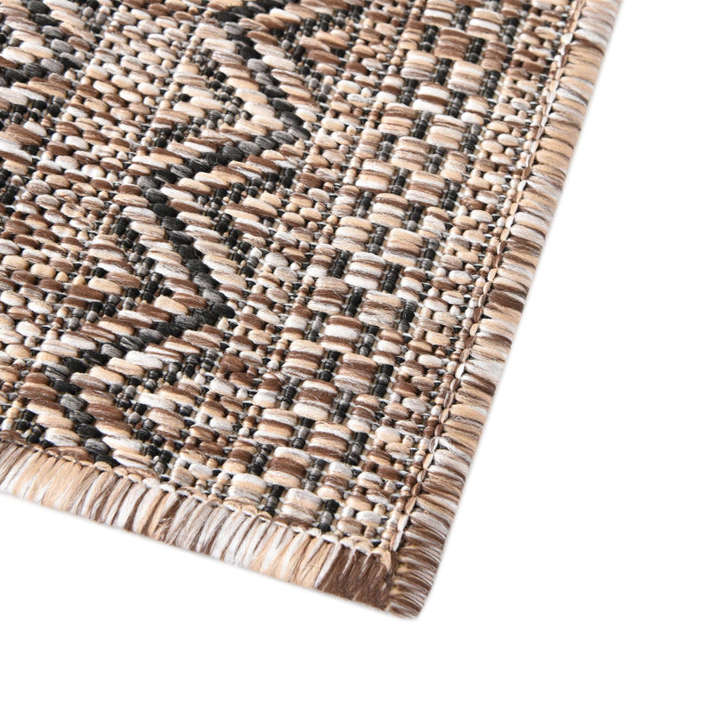 Patio Stripe Harmony Collection Area Rug - Boardwalk (Natural) Runner Natural lifestyle 9