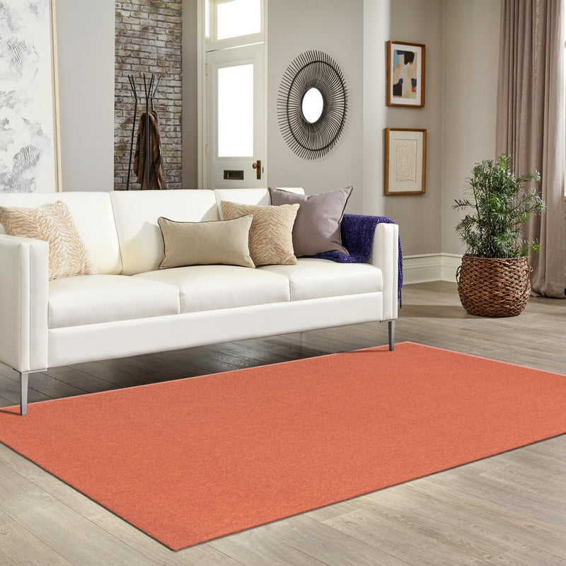 Everyday Elegance Collection Area Rug - Serenity (Terracotta) Rectangle Terracotta lifestyle 15