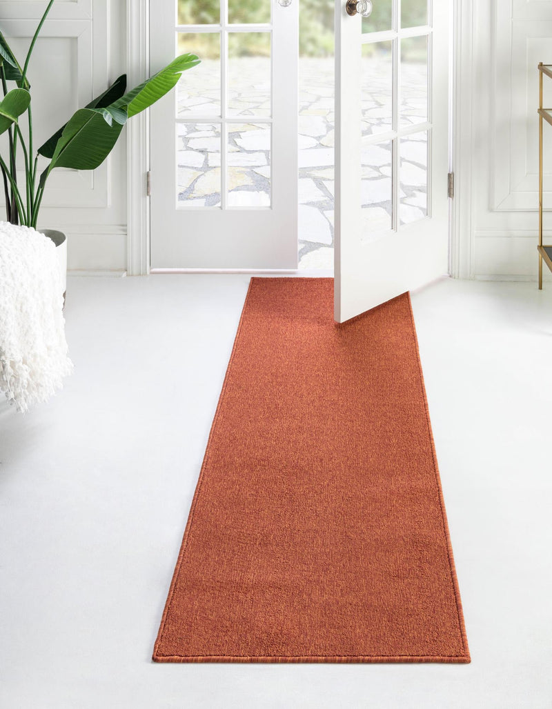 Everyday Elegance Collection Area Rug - Serenity (Terracotta) Runner Terracotta lifestyle 19