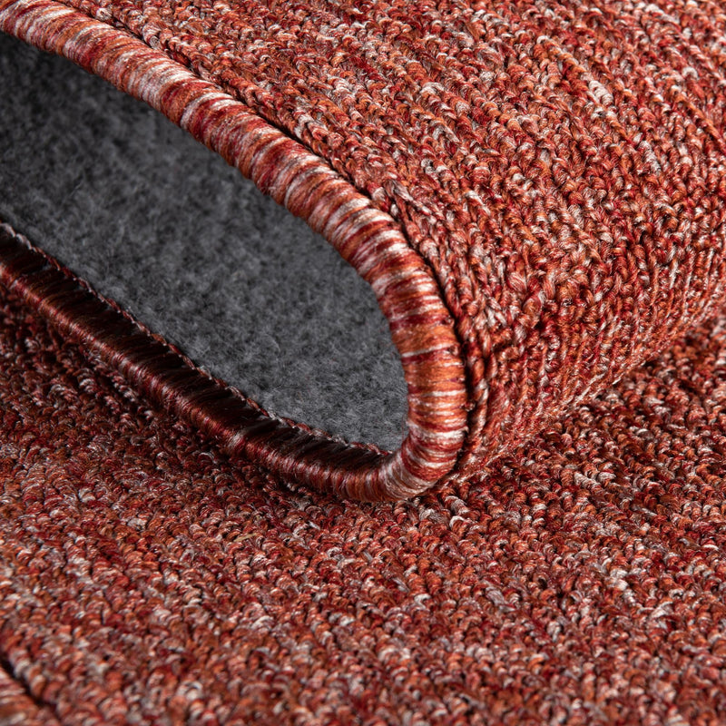 Everyday Elegance Collection Area Rug - Serenity (Rust Red) Rectangle Rust Red lifestyle 5