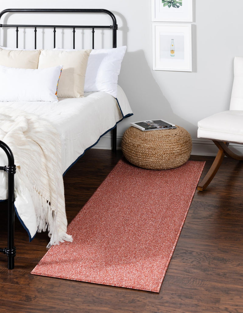 Everyday Elegance Collection Area Rug - Serenity (Rust Red) Runner Rust Red lifestyle 12