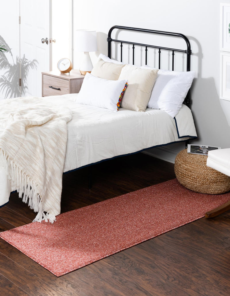 Everyday Elegance Collection Area Rug - Serenity (Rust Red) Runner Rust Red lifestyle 14