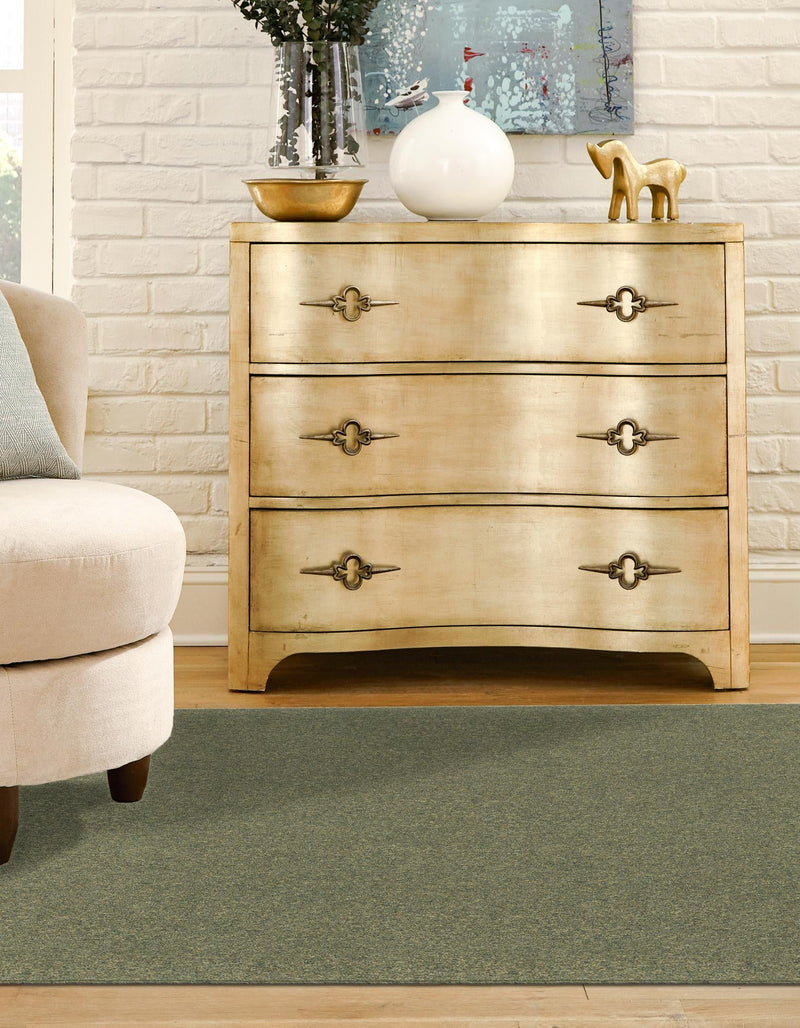 Everyday Elegance Collection Area Rug - Serenity (Pickle Green) Square Pickle Green lifestyle 20