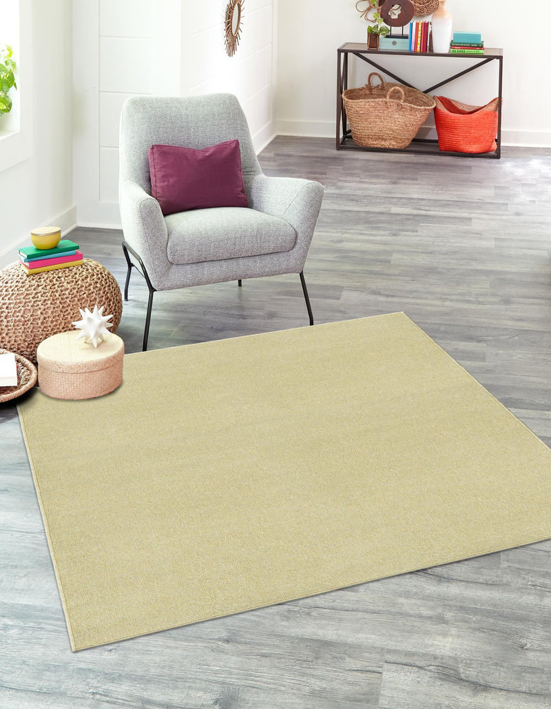 Everyday Elegance Collection Area Rug - Serenity (Pastel Green) Square Pastel Green lifestyle 18