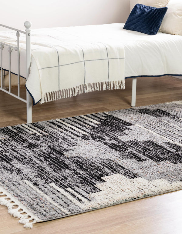 Navajo Sands Collection Area Rug - Chaco Rectangle Fossil Gray lifestyle 11