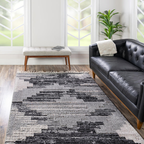 Navajo Sands Collection Area Rug - Chaco Rectangle Fossil Gray lifestyle 45