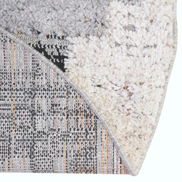 Navajo Sands Collection Area Rug - Chaco Round Fossil Gray lifestyle 70