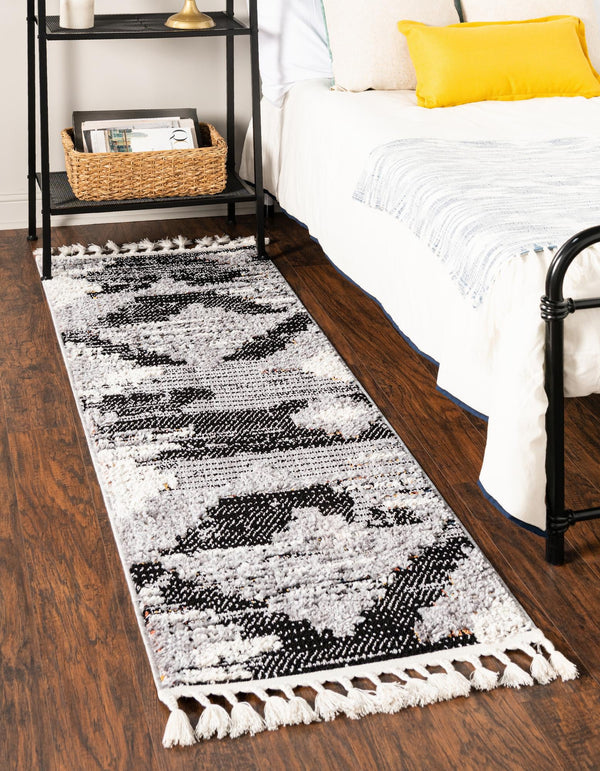 Navajo Sands Collection Area Rug - Chaco Runner Fossil Gray lifestyle 54
